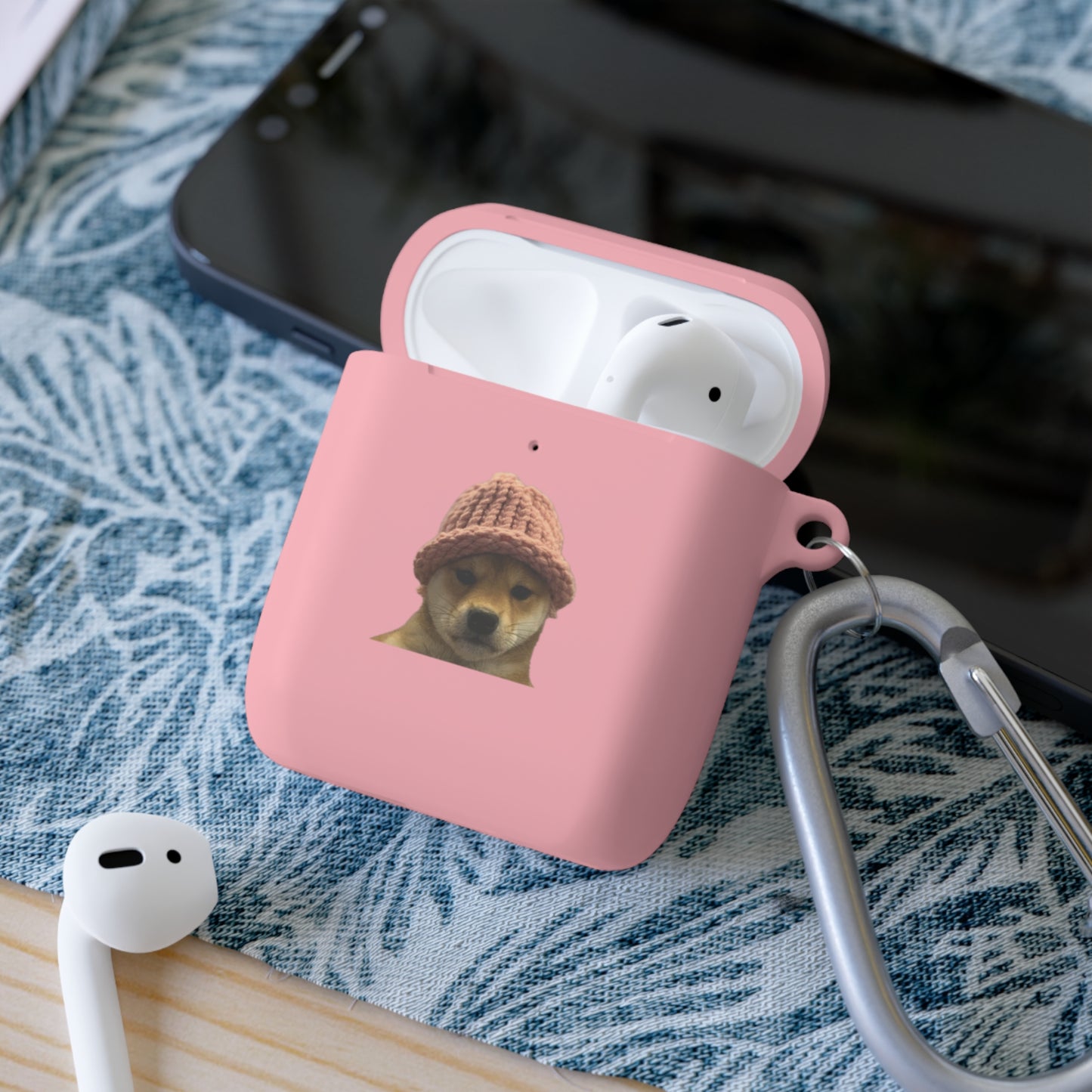 AirPods and AirPods Pro Case Cover dogwifhat hat stays on!