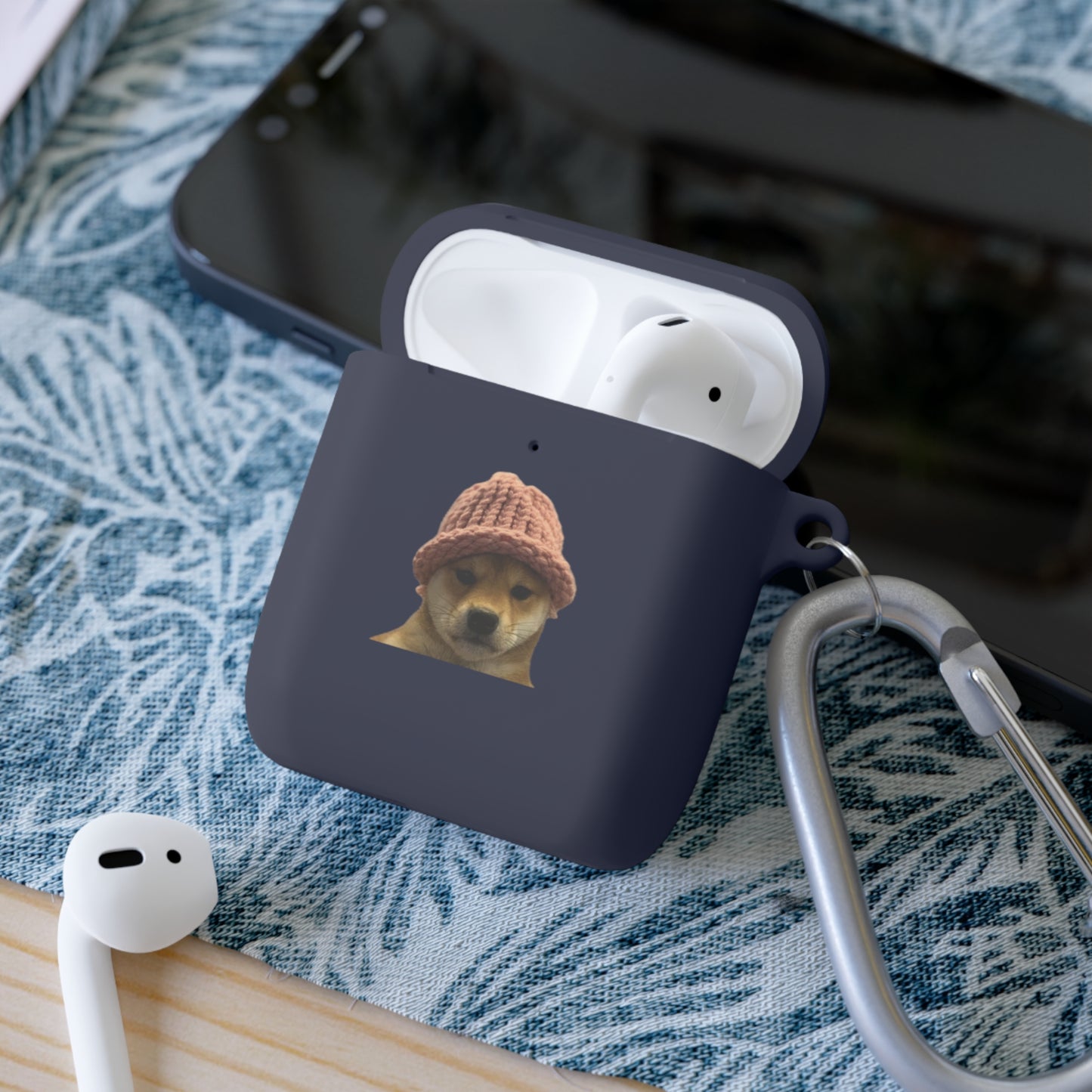 AirPods and AirPods Pro Case Cover dogwifhat hat stays on!