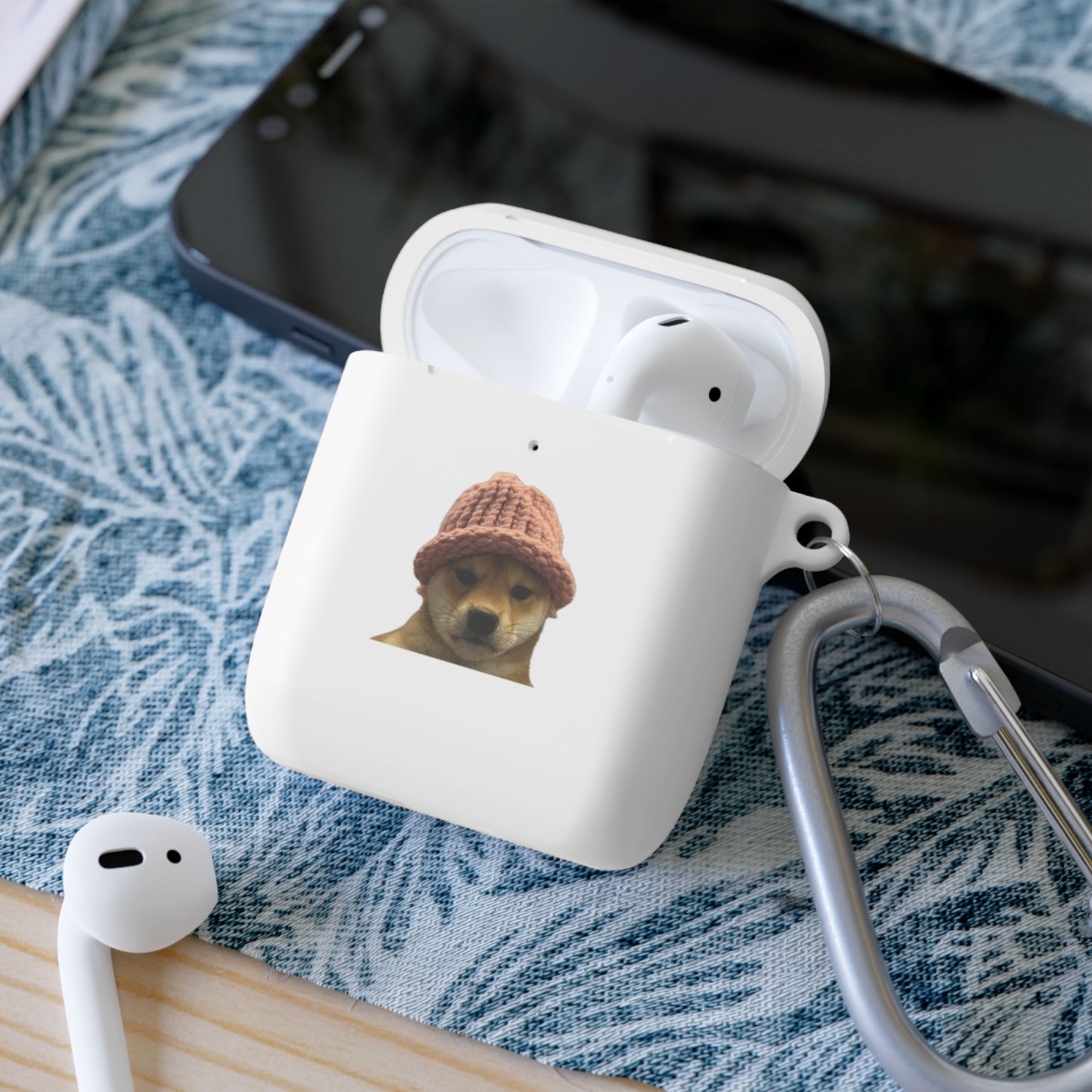 AirPods and AirPods Pro Case Cover dogwifhat hat stays on!