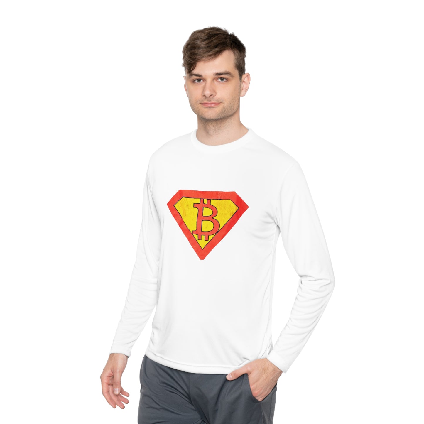 Unisex Lightweight Long Sleeve Tee BTCSuperMan