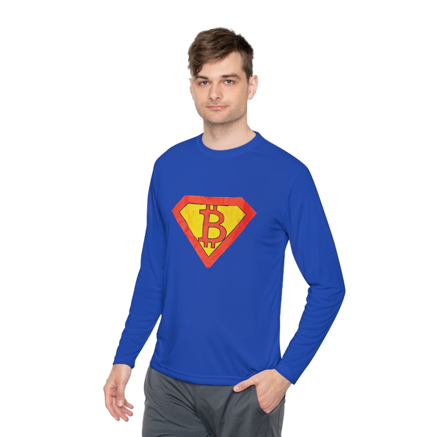 Unisex Lightweight Long Sleeve Tee BTCSuperMan