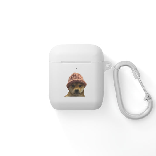 AirPods and AirPods Pro Case Cover dogwifhat hat stays on!