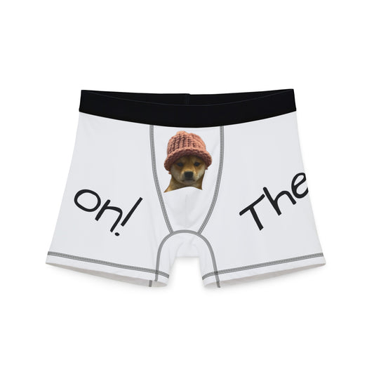 Men's Boxers (AOP) dogwifhat the stays on!