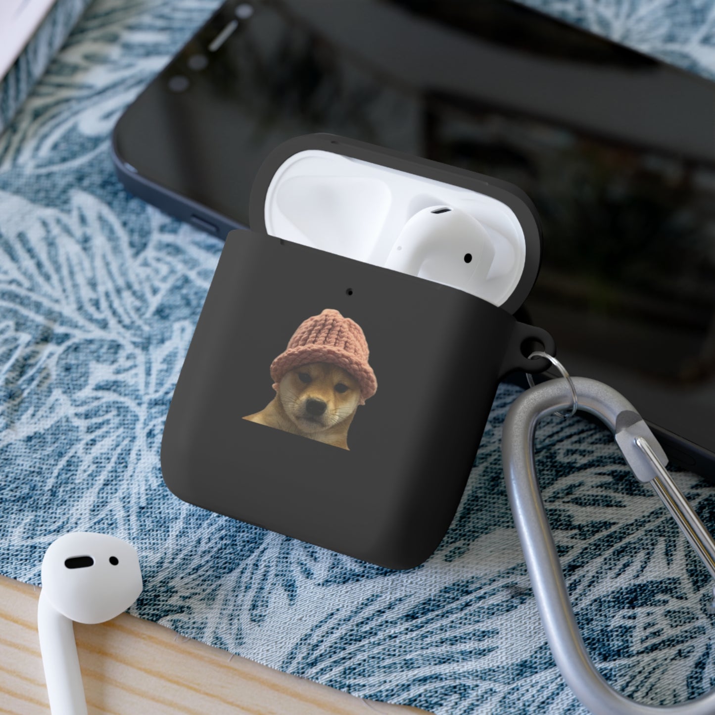 AirPods and AirPods Pro Case Cover dogwifhat hat stays on!