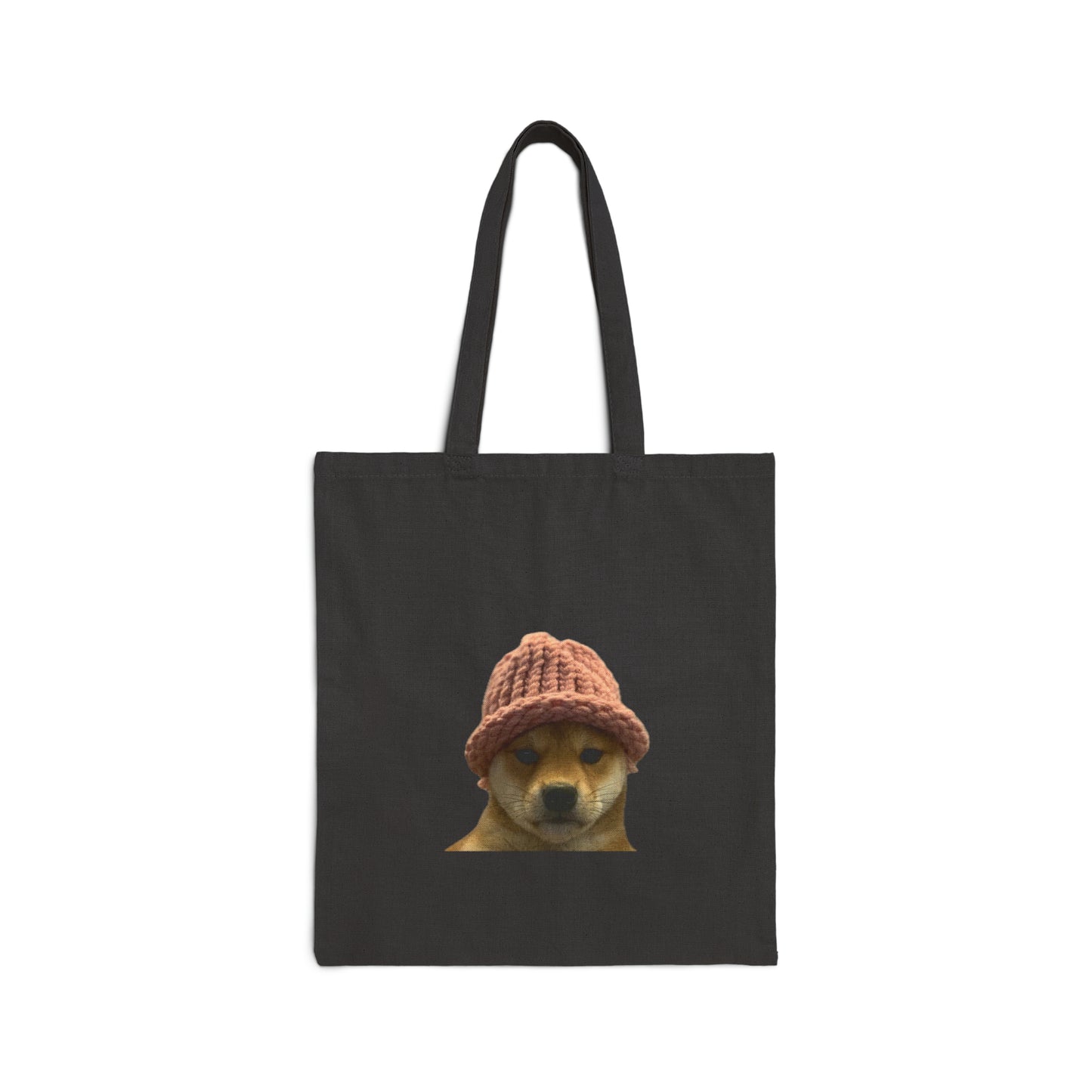 Cotton Canvas Tote Bag DogWifHat